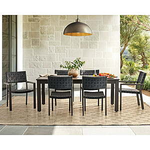 Sam's Club members, Member's Mark Brenton Dining Set, 7pc, $799, FS PLUS