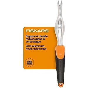 $7.15* | Fiskars Ergonomic Cast-Aluminum Garden Weeder Tool w/ SoftGrip at Amazon