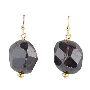 Barse Jewlery: Dark Purple Garnet Drop Earring $6.40 & More + Free Shipping