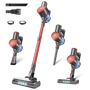 Tipdiy Cordless Vacuum Cleaner with 45KPA 45Mins for Hard Floor & Carpet $52.99