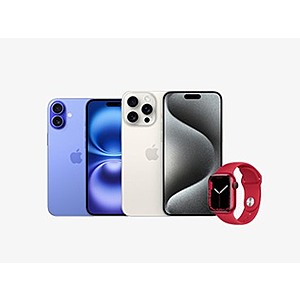 Upgrade Your Apple iPhone and Watch (Grade A Refurbished) at Woot!