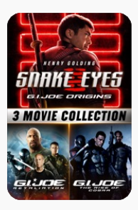 $7.99 Sale for G.I. Joe 3-Movie Collection