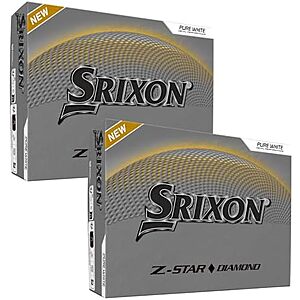 $54.99* | 24-Count Srixon Z-Star Diamond Golf Balls (White) at Amazon