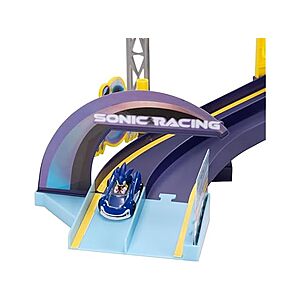 $9.99 | Sonic The Hedgehog E-Stadium Track Set with 1:64 Die Cast Vehicle at Woot!