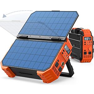 BLAVOR Portable Power Station 1600W (Peak 3200W), Built-in Solar Panel, 1024Wh LiFePO4 Battery, 100W USB-C Fast Charge, Solar Generator $589