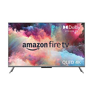 Amazon Fire TV 55" Omni QLED Series 4K UHD smart TV, Dolby Vision IQ, Fire TV Ambient Experience, local dimming, hands-free with Alexa $329.99