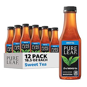 [SnS, AC] $13 | 12-Pack 18.5-Oz Pure Leaf Real Brewed Tea (Sweet Tea) at Amazon ($1.08 each)