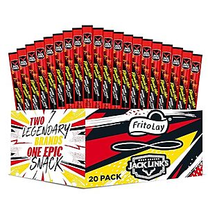 [SnS, AC] $17.88 | 20-Pack 0.92-Oz Frito Lay Jack Link's Meat Stick (Flamin' Hot) at Amazon