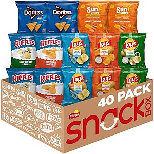 [SnS, AC] $15.97 | 40-Pack 1-Oz Frito Lay Tangy Favorites Mix Variety Pack at Amazon (39.9￠ each)