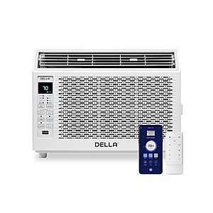 DELLA 6000 BTU B0HDNK1QND Window Air Conditioner WIFI Smart Control + Free Shipping $179.96 - Amazon