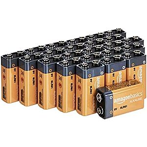[SnS] $160.03 | 8-Pack 24-Count Amazon Basics 9 Volt Performance All-Purpose Alkaline Batteries at Amazon (83.3￠ each)