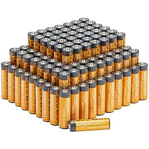 [SnS] $20.89 | 100-Count Amazon Basics AA Alkaline High-Performance Batteries at Amazon (20.9￠ each)