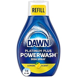 [SnS, AC] $2.19 | 16-Oz Dawn Platinum Plus Lemon Scent Dish Spray Refill at Amazon