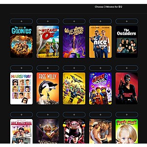 Fandango WB Digital Titles 5 for $15 or 3 for $12