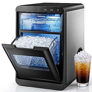 Simzlife Nugget Ice Maker Countertop, 44lbs per Day Soft Chewable Pebble Nugget Ice Machine $179.99