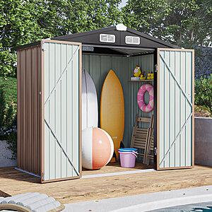 JolyDale 6 ft. W x 4 ft. D Metal Storage Shed $134.99 + Free Shipping at Wayfair