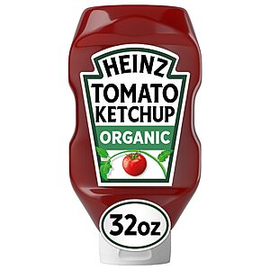 32-Oz Heinz Organic Tomato Ketchup $3.49 w/ S&S + Free Shipping w/ Prime or on $35+