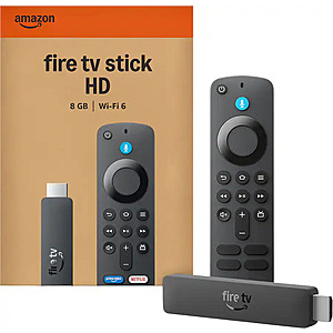 Amazon Fire TV Stick 2nd Gen HD w/ Alexa Voice Remote (2026, Newest Version) $17.99 + Free Shipping
