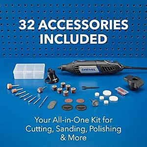 [YMMV, AC] $55.99* | Dremel 4000-2/32 Variable Speed Rotary Tool Kit w/ 2 Attachments & 32 Accessories at Amazon