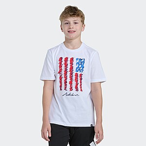 adidas kids Short Sleeve USA Flag Tee $7.5 + Free Shipping