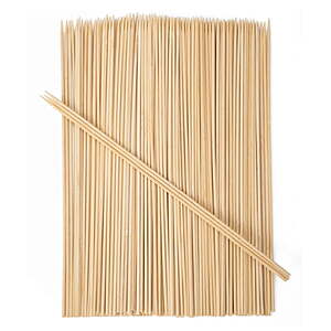 $0.98: Mainstays 100 Bamboo Skewers - 100% Eco-Friendly Grilling Essentials, 11.81 Inches Long at Walmart(Pickup)