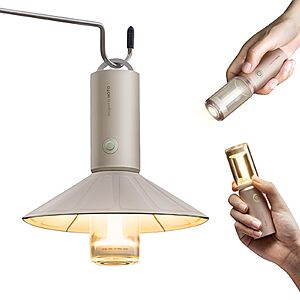 HOTO 3-in-1 Rechargeable Camping Flashlight/Lantern $20.99 w/ Code