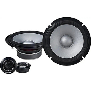 Alpine - S-Series 6.5" Hi-Resolution Component Car Speakers w/ Glass Fiber Reinforced Cone (Pair) $119.99 + Free Shipping
