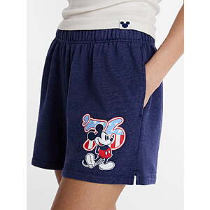 Disney Women's Mickey 76 Graphic Shorts Navy Blue (XS/S/M/XL/XXL) $4.53 ~ $4.84 + Free S&H w/ Walmart+ or $35+