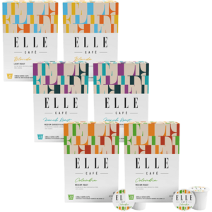 72-Pack: ELLE Café K-Cup Coffee Pods (various flavors) $24 + Free S/H