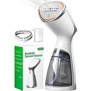 OGHom 1000W Portable Handheld Steamer for Clothes (White) $12.99 + Free Shipping w/ Prime or on $35+