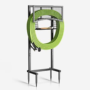 Amazon – MLICAWU Freestanding Garden Hose Holder w/ Storage Basket - $17.99 w/ Code