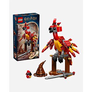 299 pcs LEGO Harry Potter Fawkes: Dumbledore’s Phoenix Kids Toy (76448) $16.09 + Free S&H w/ Prime or $35+