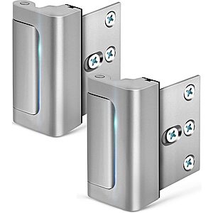 2-Pack EverPlus 3" Home Security Reinforcement Door Lock (for Inward Swinging Door) $11.89 + Free Shipping w/ Prime or on $35+