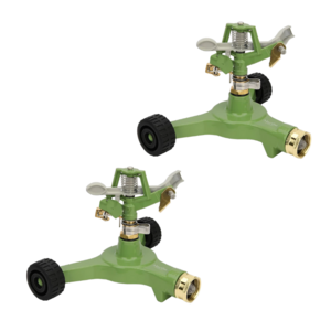 2-Pack: Martha Stewart Heavy-Duty Metal Impulse Sprinkler with 6" Wheel Base $20 + Free S/H