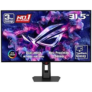 $699* | 32” ASUS ROG Strix XG32UCWG 4K OLED Dual-Mode Gaming Monitor at Amazon