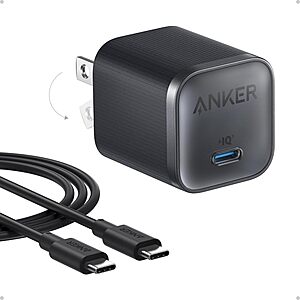 Anker iPhone Charger, 45W Type C Fast Charging, USB C Charger Block $25.99