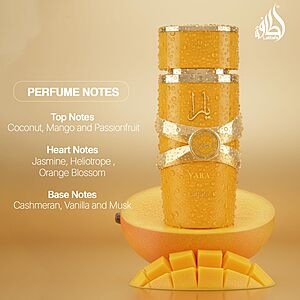 Lattafa Yara Tous - Tropical, Fruity, Floral, Vanilla - Eau de Parfum Long-Lasting Fragrance for Women, 3.40 Ounce / 100 ml $21.33