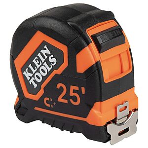 25-Foot Klein Tools Heavy-Duty Tape Measure $20.98 + Free Shipping w/ Prime or on $35+