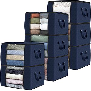 8 Pack Storage Bags 60L $16.98 @Amazon