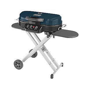 Coleman RoadTrip 285 Portable Stand-Up Propane Grill with 3 Adjustable Burners & Instastart Ignition, 20,000 BTUs of Power for Outdoor Cooking $289.99
