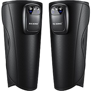FIT KING Upgraded Cordless Calf Massager for Circulation, Rechargeable Leg Compression Massager $42
