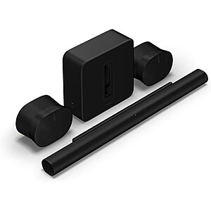 Sonos Arc Ultra Soundbar w/ Sub 4 Subwoofer & Era 300 Speaker Pair (2 Colors) $2416
