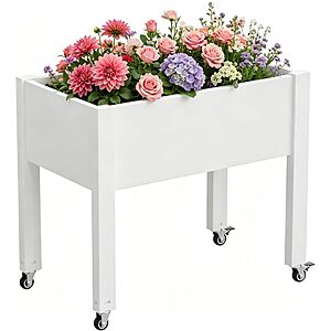 Amazon - Miory Raised Garden Bed with Wheels - $32.99 w/ Code