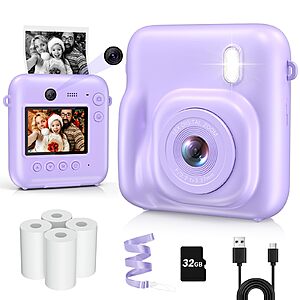 Amazon - Aasonida Kids Instant Print Camera - $12.99 w/ Code
