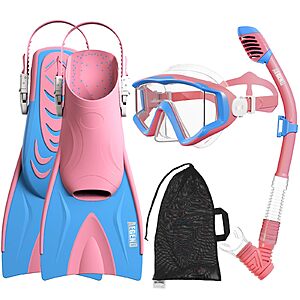 Amazon - Aegend 4-in-1 Snorkeling Gear for Kids/Youth - $19.99 w/ Code