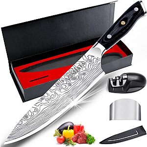 Amazon - MOSFiATA 8-inch Professional Chef Knife - $23.99/$11.99 w/ Code