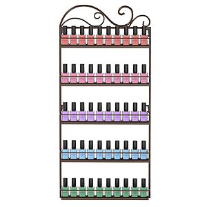 Amazon - ERYTLLY Wall-Mounted Nail Polish Rack - $17.39 w/ Code
