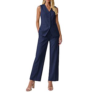 Amazon - luvamia Women's Vest & Pants 2-Piece Suit - $29.39-$31.19 w/ Code