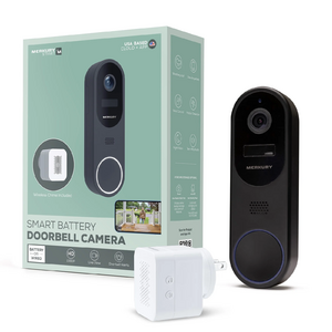 Merkury Smart Wire-Free Battery Doorbell Camera & Chime Open Box (MI-CW074-125W) $12