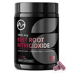 Amazon - Beet Root 1000mg Capsules, 180 Count - $12.20 w/ Code + Coupon